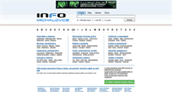Desktop Screenshot of info-michalovce.sk