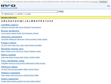 Tablet Screenshot of info-michalovce.sk